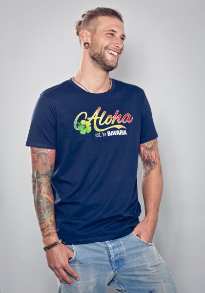 Bayerisches Shirt Männer Established in Bavaria von Aloha BAVARIA 