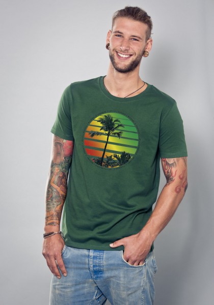 Bayerisches Shirt Männer Rasta Coco Tree von Aloha BAVARIA
